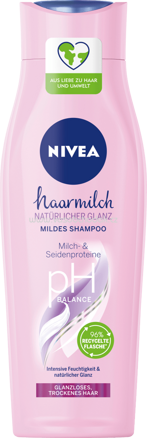 NIVEA Shampoo Haarmilch Natürlicher Glanz, 250 ml